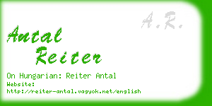 antal reiter business card